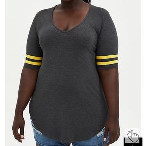 Torrid 3xl perfect condition favourite super soft tunic varsity addition